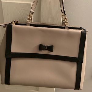 Kate Spade bag - Nude with black trim